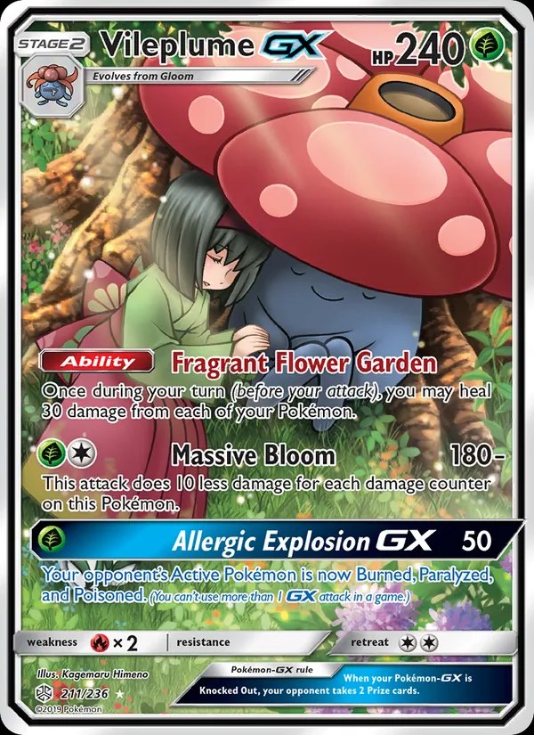 Vileplume GX (Full Art)