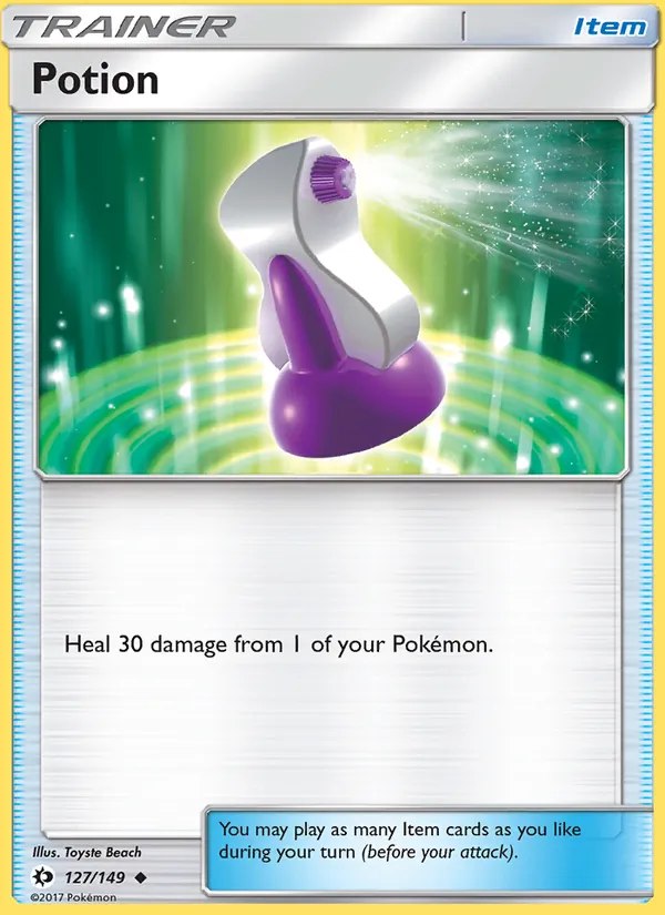 Potion - 127/149 (#37 Charizard Stamped)