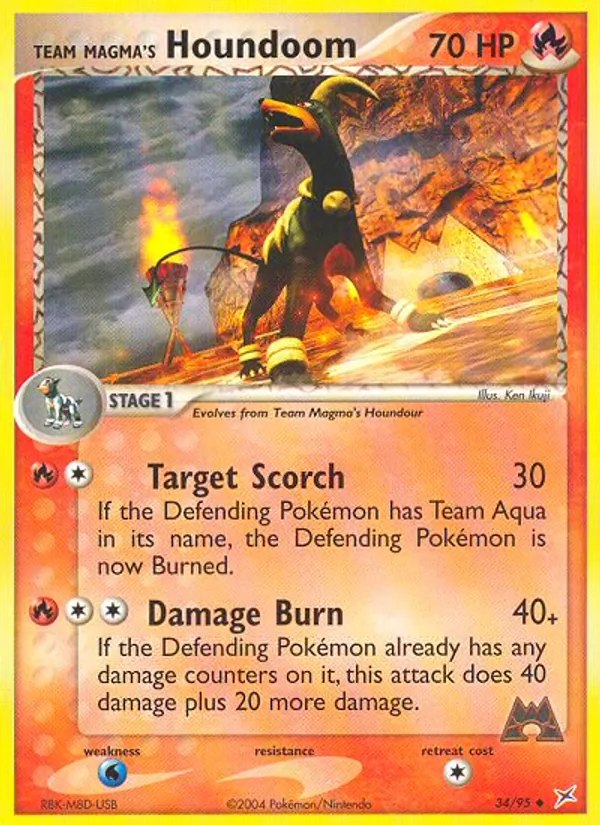 Team Magma's Houndoom - 34/95