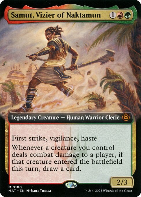 Samut, Vizier of Naktamun (Extended Art)