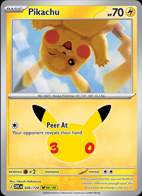 Pikachu - 026/128
