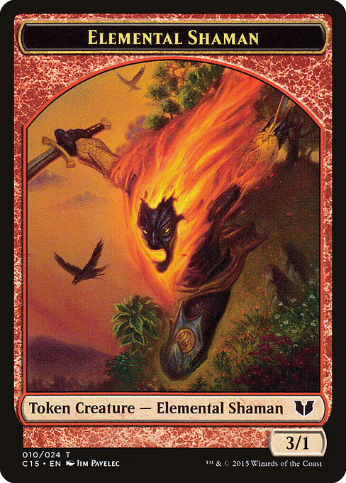 Elemental Shaman Token (Red 3/1)
