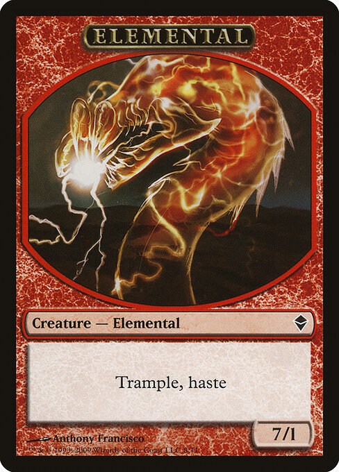 Elemental Token (Red 7/1)
