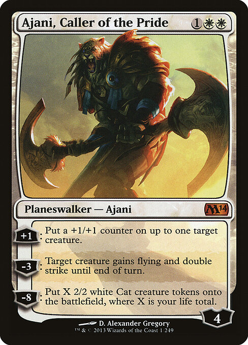 Ajani, Caller of the Pride 카드 이미지