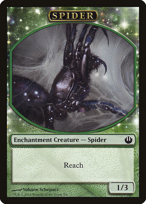 Spider Token (Green 1/3)