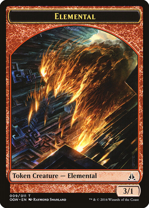 Elemental Token (Red 3/1)
