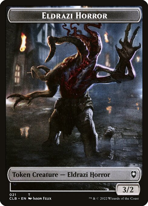 Eldrazi Horror Token (Colorless 3/2)