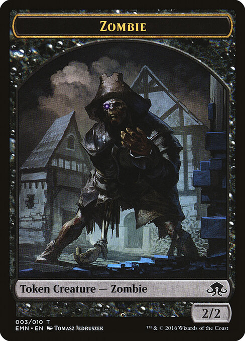 Zombie Token (Black 2/2)