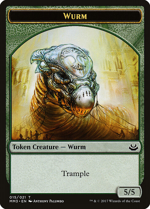 Wurm Token (Green 5/5 Trample)