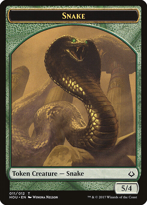 Snake Token (Green 5/4)
