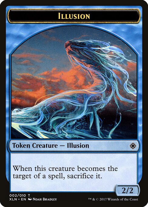 Illusion Token (Blue 2/2 Spellweakness)