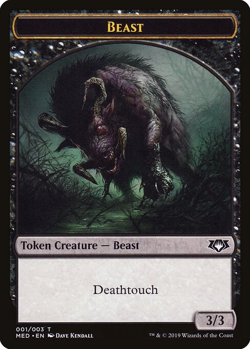 Beast Token (Black 3/3)
