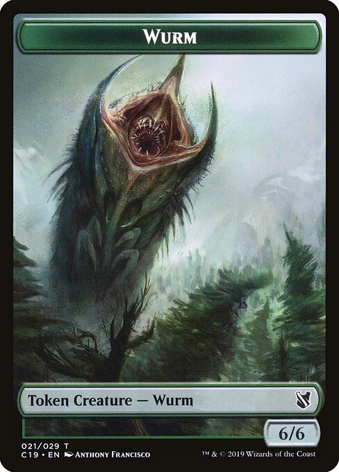 Wurm Token (Green 6/6)