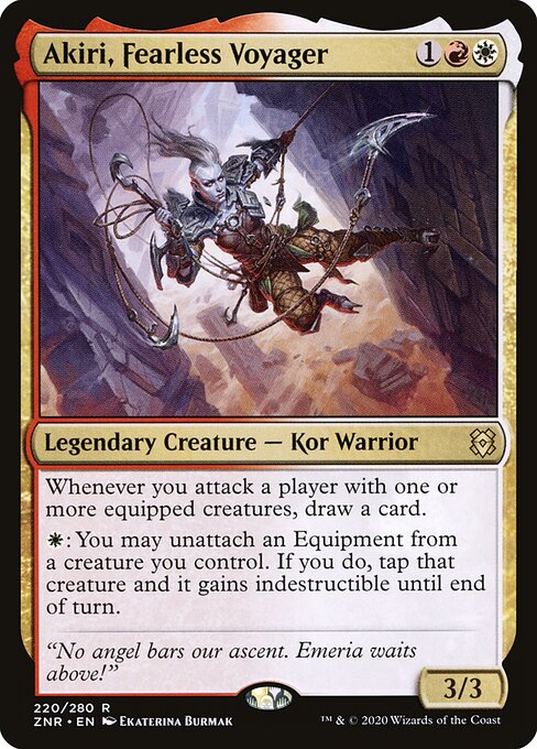 Akiri, Fearless Voyager 카드 이미지