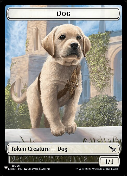 Dog Token (Green 3/1)