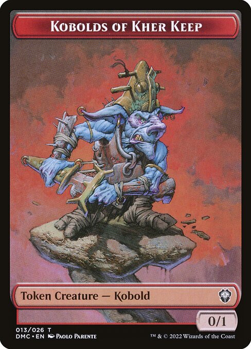 Kobolds of Kher Keep Token (Red 0/1)