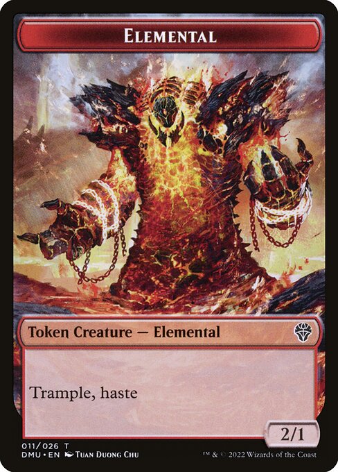Elemental Token (Red 2/1)