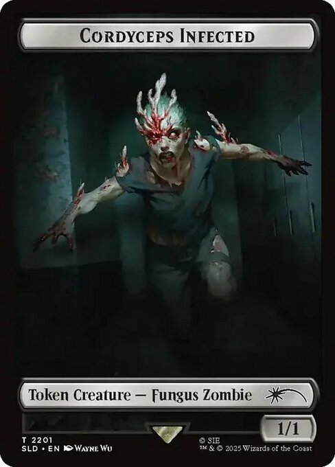 Cordyceps Infected Token (Black 1/1)