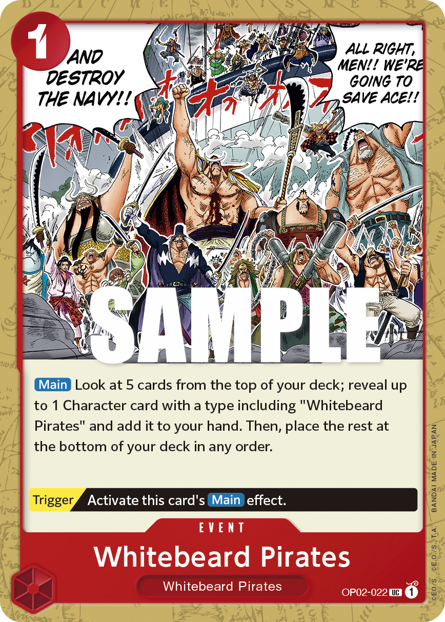 Whitebeard Pirates (OP02-022) 카드 이미지