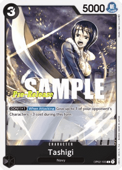 Tashigi (OP02-105) 카드 이미지