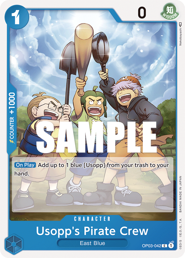 Usopp's Pirate Crew (OP03-042) 카드 이미지