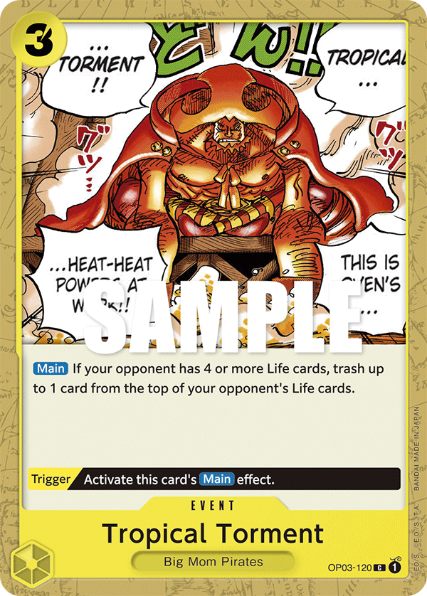 Tropical Torment (OP03-120) 카드 이미지