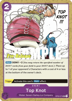 Top Knot (OP03-074)