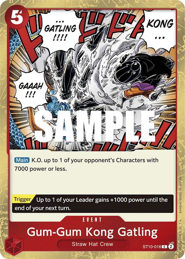 Gum-Gum Kong Gatling (ST10-016) 카드 이미지