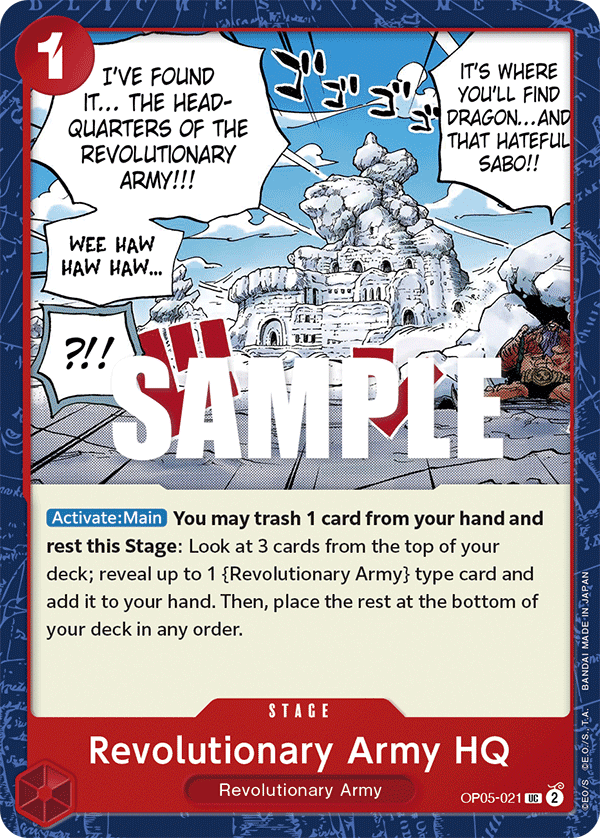 Revolutionary Army HQ (OP05-021) 카드 이미지