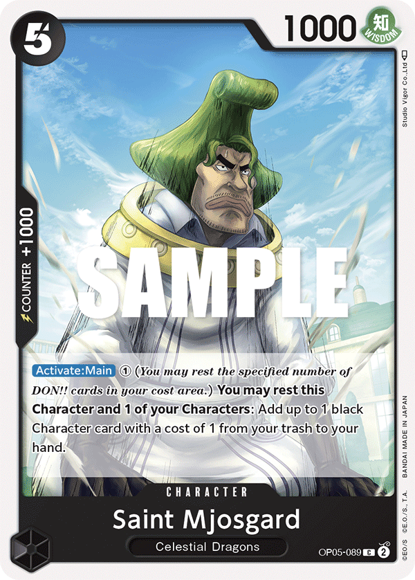 Saint Mjosgard (OP05-089) 카드 이미지