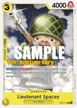 Lieutenant Spacey (OP05-107) 카드 이미지