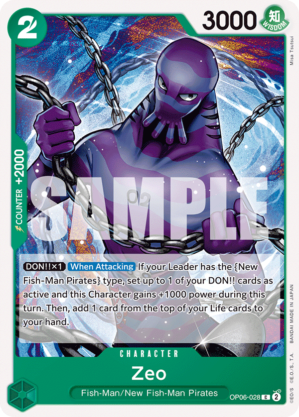 Zeo (OP06-028) 카드 이미지