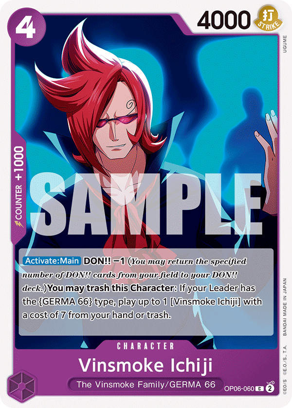 Vinsmoke Ichiji (OP06-060) 카드 이미지