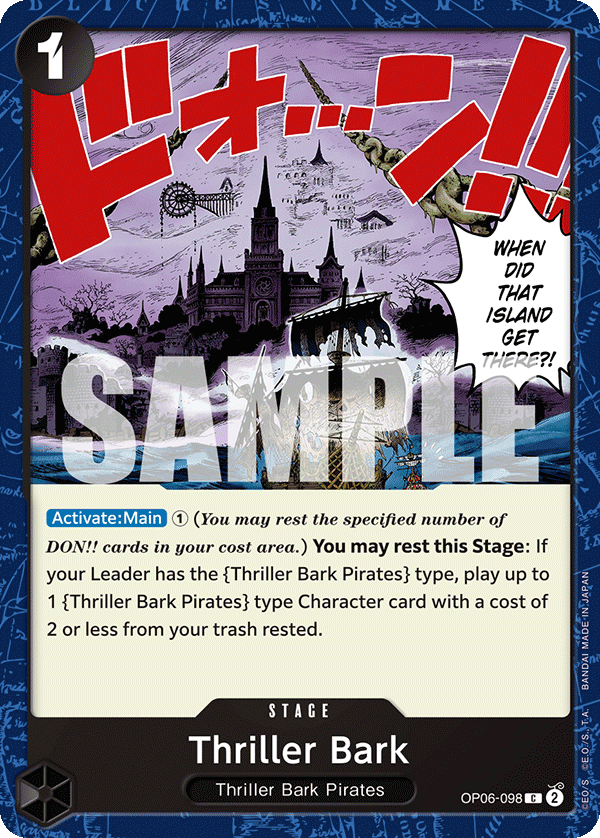 Thriller Bark (OP06-098) 카드 이미지