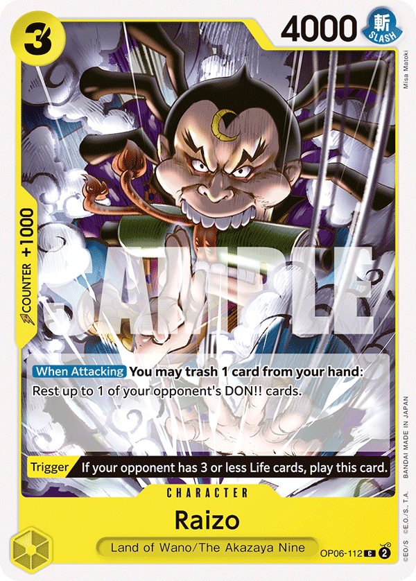 Raizo (OP06-112) 카드 이미지