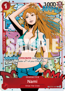 Nami (ST01-007) — Representative image. Exact edition/artwork/language not yet verified.