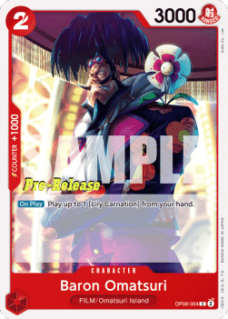 Baron Omatsuri (OP06-004) 카드 이미지