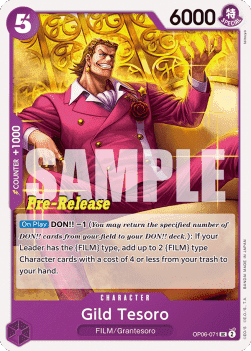 Gild Tesoro (OP06-071) 카드 이미지