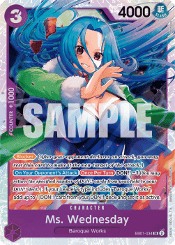 Ms. Wednesday (EB01-034) 카드 이미지