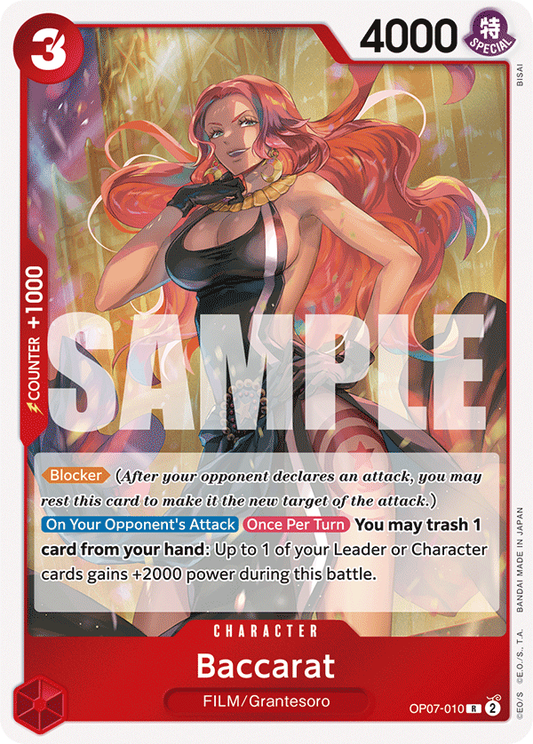 Baccarat (OP07-010) 카드 이미지