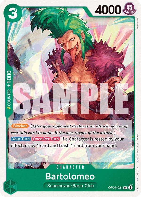 Bartolomeo (OP07-031) 카드 이미지