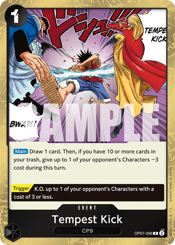 Tempest Kick (OP07-096) 카드 이미지
