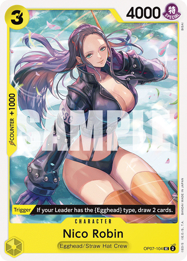 Nico Robin (OP07-104) 카드 이미지
