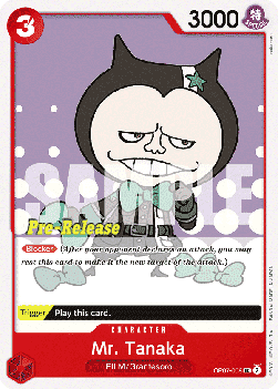 Mr. Tanaka (OP07-008) 카드 이미지