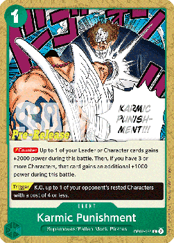 Karmic Punishment (OP07-035) 카드 이미지