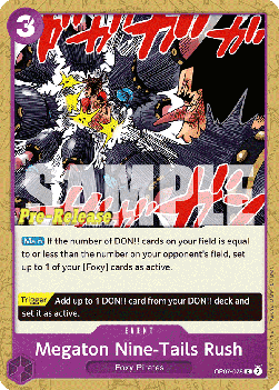 Megaton Nine-Tails Rush (OP07-078) 카드 이미지