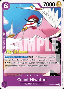 Count Niwatori (OP08-071) 카드 이미지