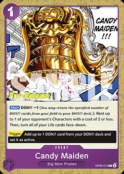 Candy Maiden (OP08-075) 카드 이미지