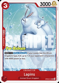 Lapins (OP08-012) 카드 이미지