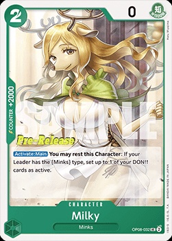 Milky (OP08-032) 카드 이미지
